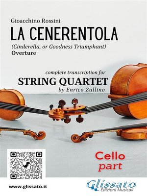 cover image of Cello part of "La Cenerentola" overture for String Quartet